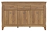 Picture of Black Red White Bergen Chest Of Drawers 47x156x98cm Golden Larch