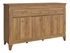 Picture of Black Red White Bergen Chest Of Drawers 47x156x98cm Golden Larch