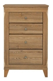 Show details for Black Red White Bergen Chest Of Drawers 47x72x116cm Golden Larch
