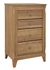 Picture of Black Red White Bergen Drawer Larch