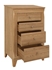 Picture of Black Red White Bergen Drawer Larch