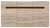 Show details for Black Red White Chest Of Drawers Azteca Trio KOM3D3S San Remo Oak