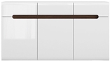 Show details for Black Red White Chest Of Drawers Azteca Trio KOM3D3S White