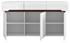 Picture of Black Red White Chest Of Drawers Azteca Trio KOM3D3S White