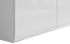 Picture of Black Red White Chest Of Drawers Azteca Trio KOM3D3S White