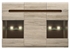 Picture of Black Red White Chest Of Drawers Azteca Trio San Remo Oak