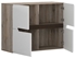 Picture of Black Red White Chest Of Drawers Azteca Trio SFK4D White/San Remo Oak