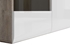 Picture of Black Red White Chest Of Drawers Azteca Trio White/San Remo Oak