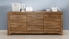 Picture of Black Red White Chest Of Drawers Gent 85x200x45cm Stirling Oak