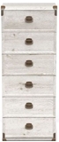 Show details for Black Red White Chest Of Drawers Indiana JKOM 6S Canyon Pine