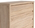 Picture of Black Red White Chest Of Drawers Kaspian KOM4S Sonoma Oak