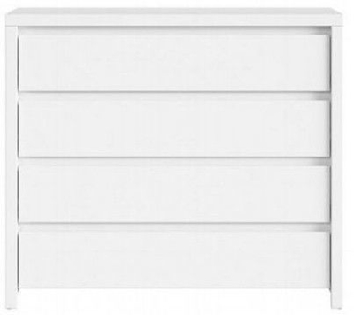 Picture of Black Red White Chest Of Drawers Kaspian KOM4S White