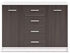 Picture of Black Red White Chest Of Drawers Nepo Plus White/Wenge