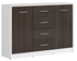 Picture of Black Red White Chest Of Drawers Nepo Plus White/Wenge