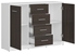 Picture of Black Red White Chest Of Drawers Nepo Plus White/Wenge