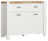 Picture of Black Red White Dreviso Baby Chest Of Drawers White/Oak