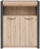 Picture of Black Red White Executive II Chest of Drawers San Remo Oak