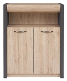 Show details for Black Red White Executive II Drawer San Remo Oak