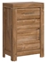 Picture of Black Red White Gent Chest Of Drawers KOM1D1S Stirling Oak