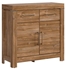 Picture of Black Red White Gent Chest Of Drawers KOM2D2S Stirling Oak