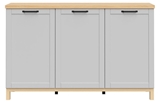 Show details for Black Red White Haga Cabinet 151x95cm Grey