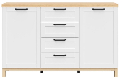 Picture of Black Red White Haga Chest Of Drawers KOM2D4S White
