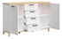 Picture of Black Red White Haga Chest Of Drawers KOM2D4S White