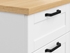 Picture of Black Red White Haga Chest Of Drawers KOM2D4S White