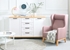 Picture of Black Red White Haga Chest Of Drawers KOM2D4S White
