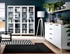 Picture of Black Red White Haga Chest Of Drawers KOM2D4S White