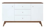 Show details for Black Red White Heda KOM2D2S Drawer White/Larch Sibiu Gold