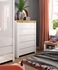 Picture of Black Red White Holten Chest Of Drawers White