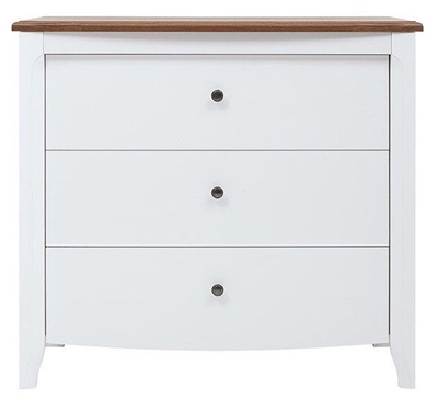 Picture of Black Red White Kalio Chest Of Drawers KOM3S White/Brown