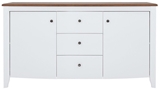 Show details for Black Red White Kalio Chest Of Drawers White/Brown