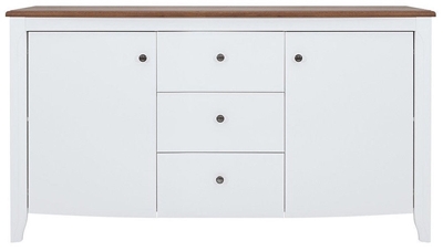 Picture of Black Red White Kalio Chest Of Drawers White/Brown