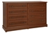 Picture of Black Red White Kent Chest Of Drawers 153.5x90.5x45 cm Chestnut