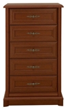 Show details for Black Red White Kent Chest Of Drawers 61.5x108.5x45 cm Chestnut