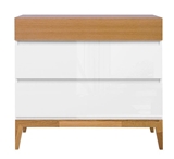 Show details for Black Red White Kioto Chest Of Drawers 40x97x88.5cm White Oak