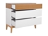 Picture of Black Red White Kioto Chest Of Drawers 40x97x88.5cm White Oak