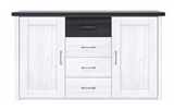 Show details for Black Red White Luca Drawer Sibiu Larch Light/Larico Pine