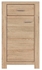 Picture of Black Red White Luttich Chest Of Drawers 60x107cm Oak