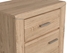 Picture of Black Red White Luttich Chest Of Drawers 60x107cm Oak