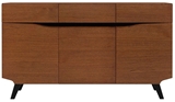 Show details for Black Red White Madison Chest Of Drawers KOM3D3S Brown Oak