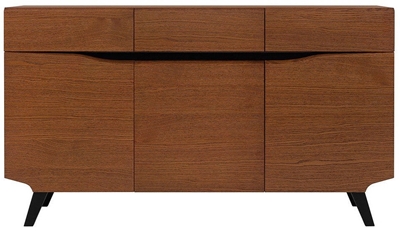 Picture of Black Red White Madison Chest Of Drawers KOM3D3S Brown Oak