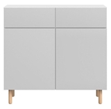 Show details for Black Red White Moko Chest Of Drawers Grey