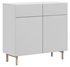 Picture of Black Red White Moko Chest Of Drawers Grey