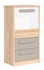 Picture of Black Red White Namek Chest Of Drawers White/Beech/Grey