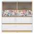 Picture of Black Red White Nandu Chest Of Drawers 90x91x39cm Grey/Oak/White/Sticker