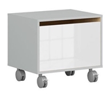 Show details for Black Red White Nandu Mobile Drawer Grey/Oak/White