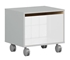 Picture of Black Red White Nandu Mobile Drawer Grey/Oak/White